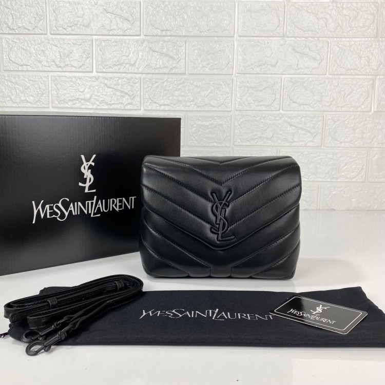 YSL SAİNT LAURENT LOULOU TOY BAG Y-QUİLTED SİYAH